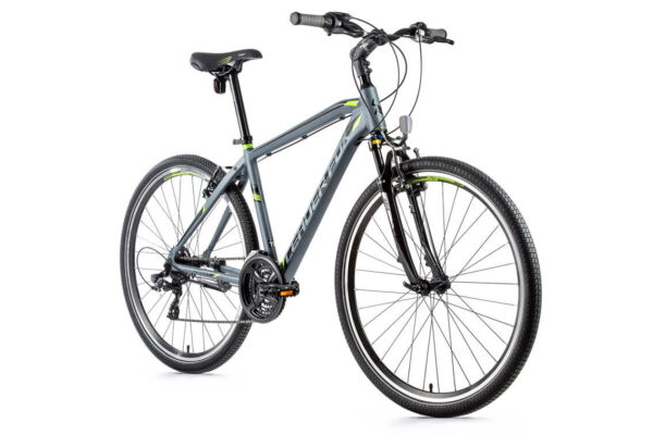 Bicicleta de cross Leader Fox Away Gent, 21 viteze, roata 28 inch, furca Zoom, frana Tektro