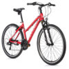 Bicicleta de cross Leader Fox Away Lady, 21 viteze, roata 28 inch, furca Zoom, frana Tektro