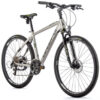Bicicleta de cross Leader Fox Toscana Gent, 27 viteze, roata 28 inch, furca Zoom, schimbatoare Shimano